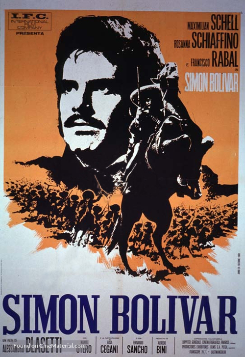 Sim&oacute;n Bol&iacute;var - Italian Movie Poster