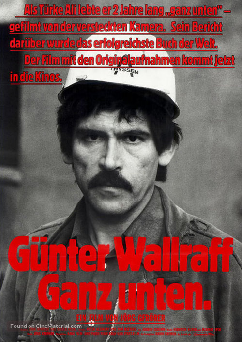 G&uuml;nter Wallraff - Ganz unten - German Movie Poster