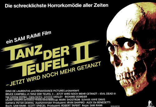 Evil Dead II - German Movie Poster
