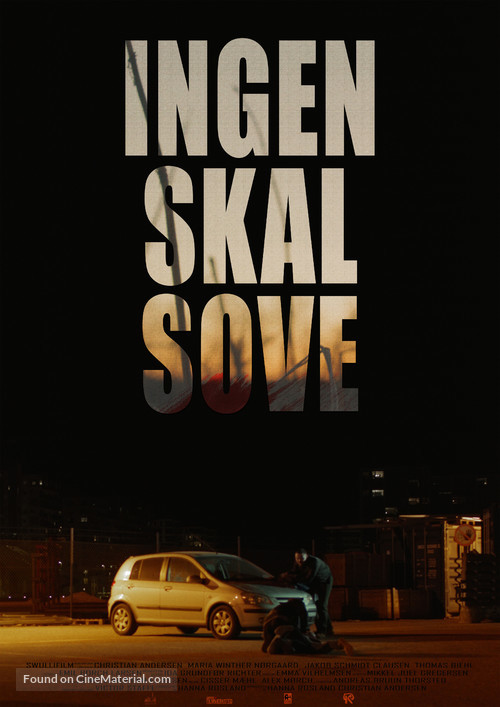 Ingen skal sove - Danish Movie Poster