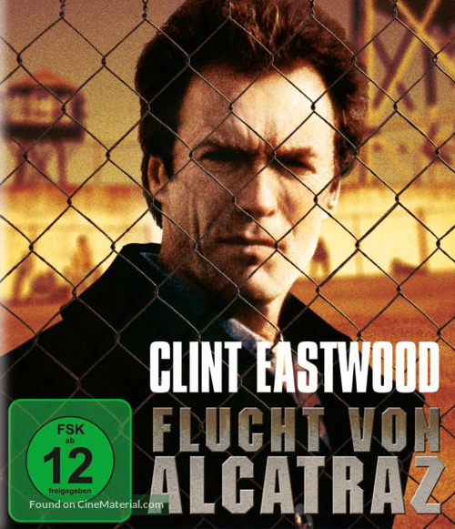 Escape From Alcatraz - German Blu-Ray movie cover