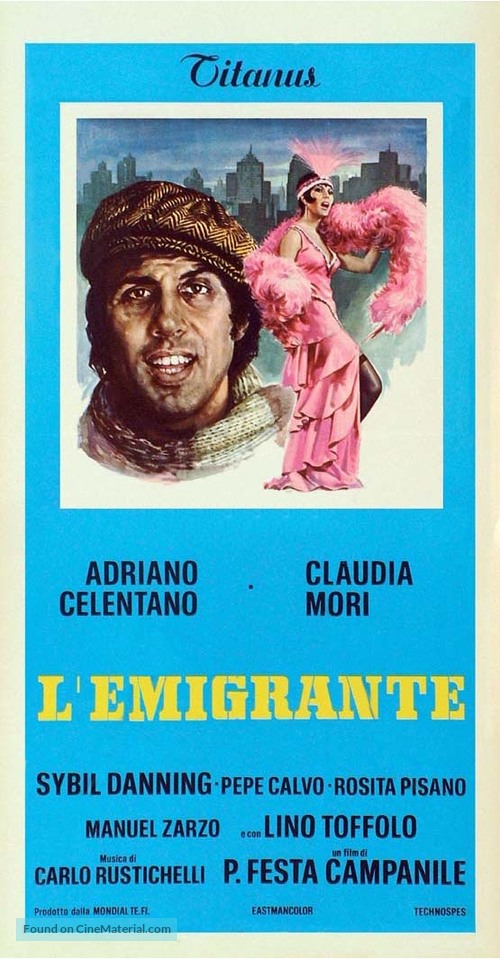 L&#039;emigrante - Italian Movie Poster