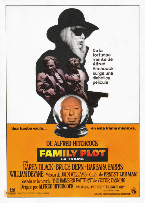 Family Plot - Spanish Movie Poster