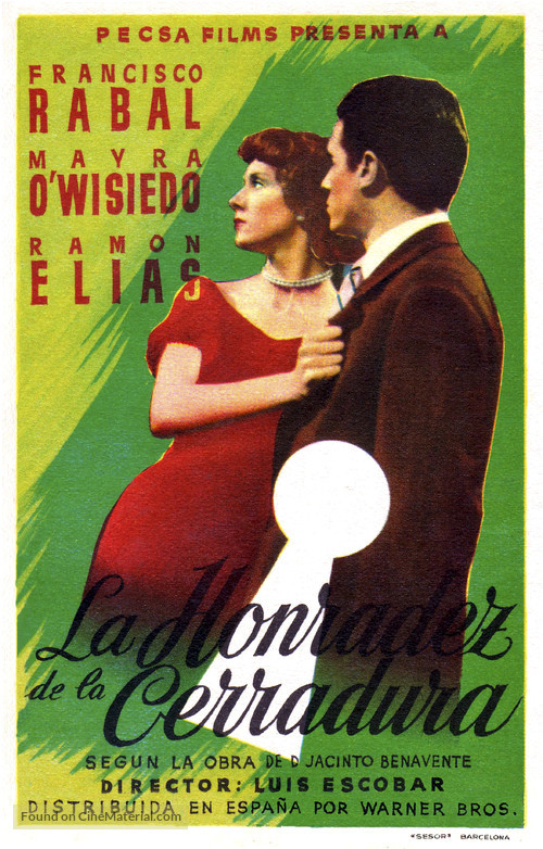 La honradez de la cerradura - Spanish Movie Poster