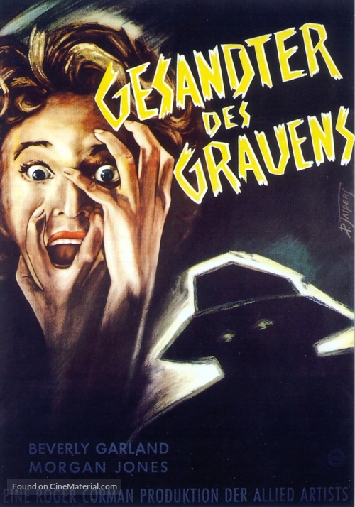 Not of This Earth - German Movie Poster