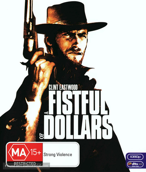 Per un pugno di dollari - Australian Blu-Ray movie cover