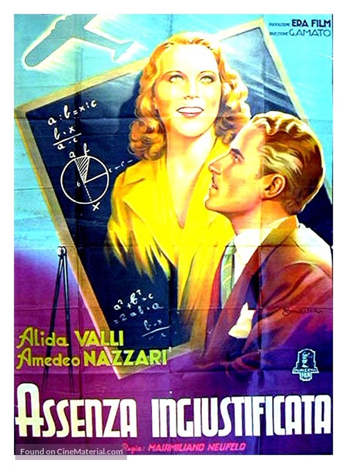 Assenza ingiustificata - Italian Movie Poster