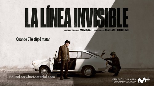 &quot;La l&iacute;nea invisible&quot; - Spanish Movie Poster