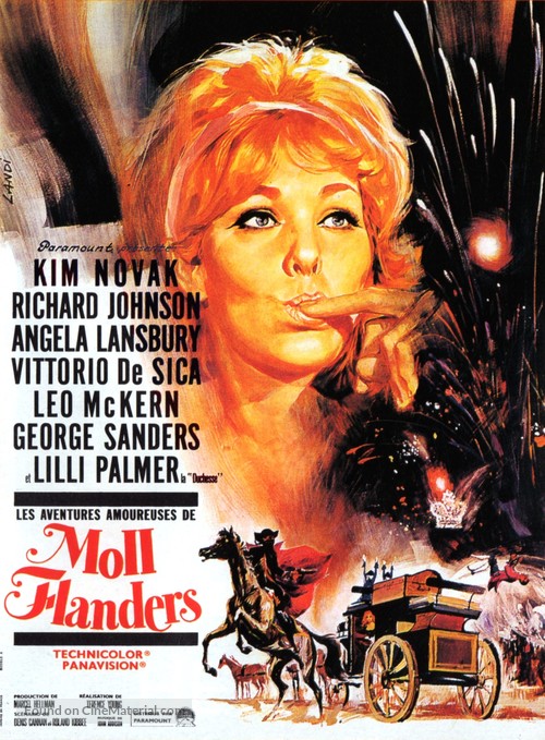 The Amorous Adventures of Moll Flanders - French Movie Poster