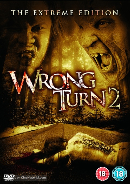Wrong Turn 2 - British DVD movie cover