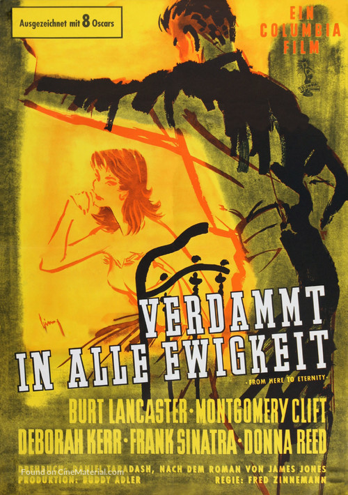 From Here to Eternity - German Movie Poster
