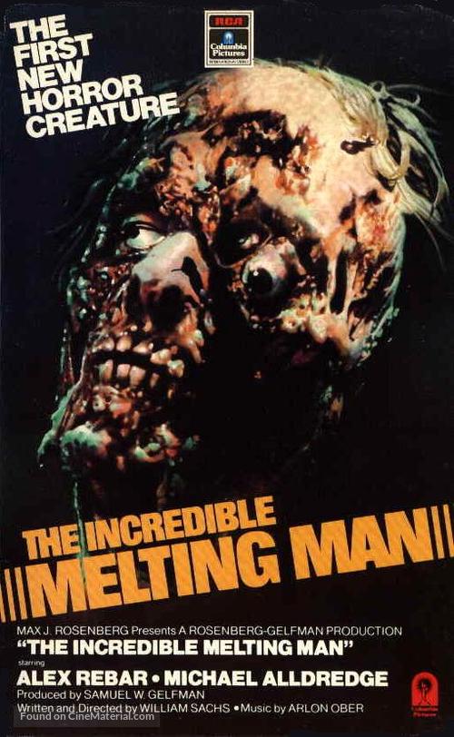 The Incredible Melting Man - VHS movie cover