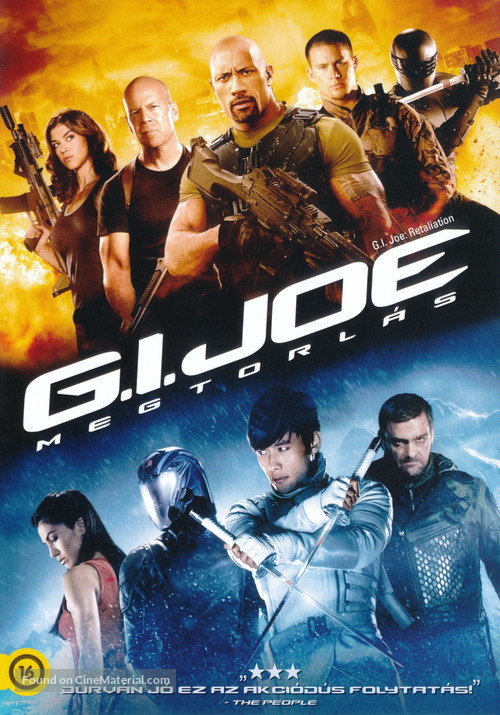 G.I. Joe: Retaliation - Hungarian DVD movie cover