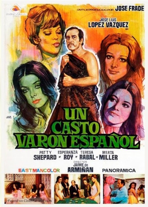 Un casto var&oacute;n espa&ntilde;ol - Spanish Movie Poster