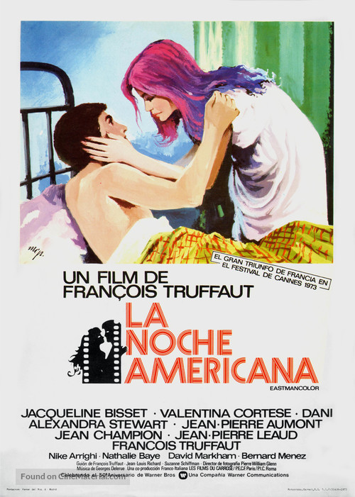 La nuit am&eacute;ricaine - Spanish Movie Poster