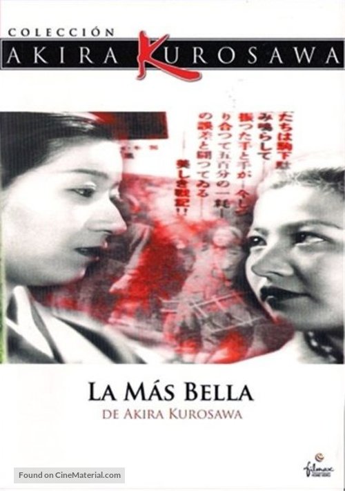 Ichiban utsukushiku - Spanish DVD movie cover