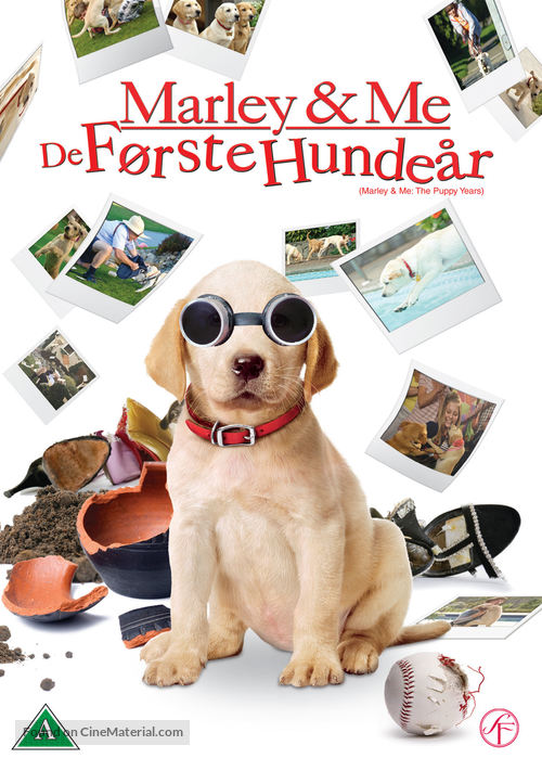 Marley &amp; Me: The Puppy Years - Danish DVD movie cover