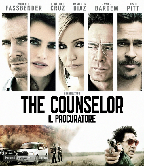 The Counselor - Italian Blu-Ray movie cover