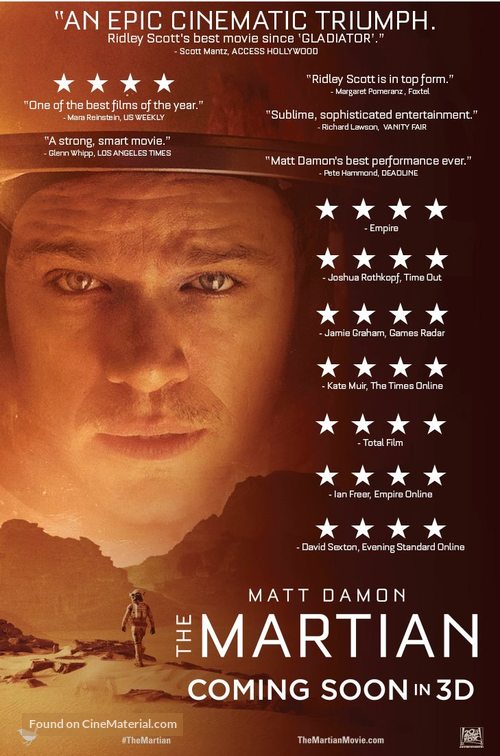 the martian movie cover