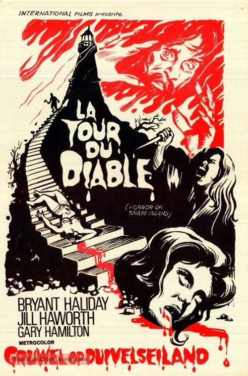 Tower of Evil - Belgian Movie Poster