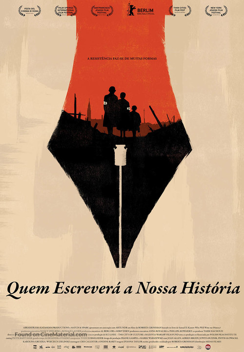 Who Will Write Our History - Portuguese Movie Poster