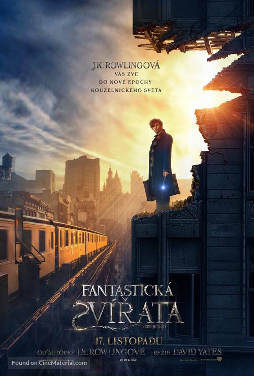 Fantastic Beasts and Where to Find Them - Czech Movie Poster