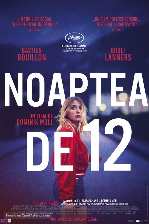 La nuit du 12 - Romanian Movie Poster