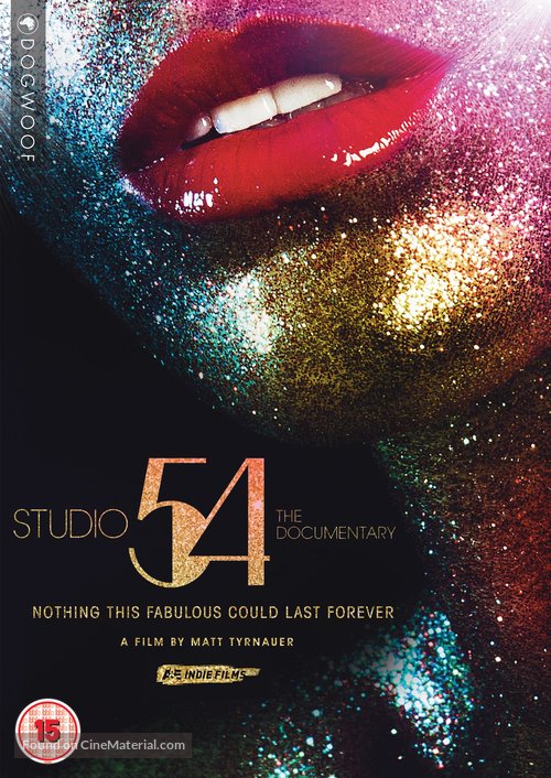 Studio 54 - British DVD movie cover