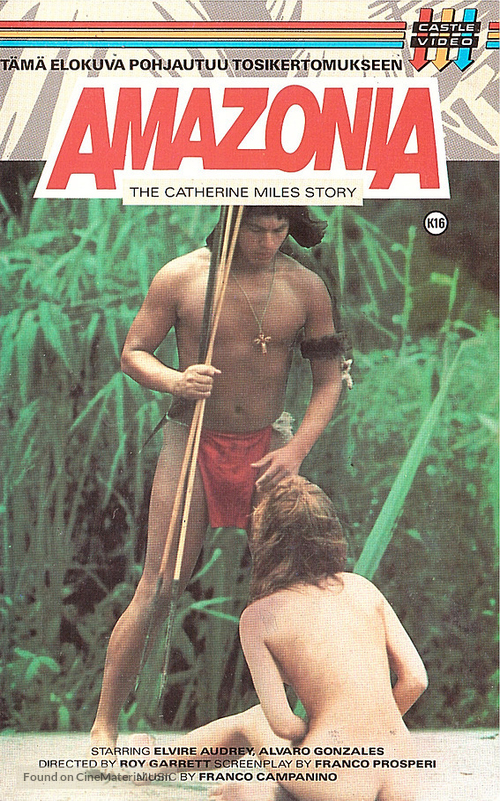 Schiave bianche - Violenza in Amazzonia - Finnish VHS movie cover
