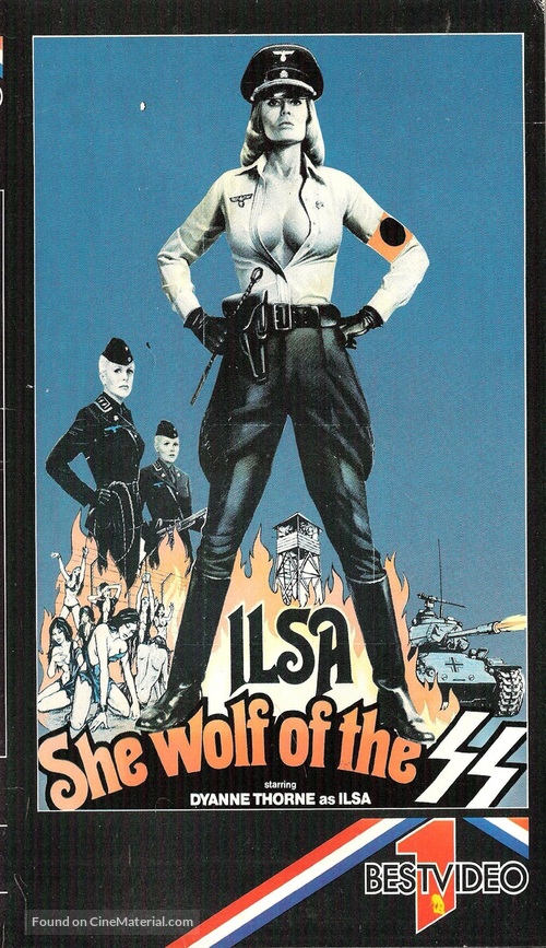 Ilsa: She Wolf of the SS - VHS movie cover