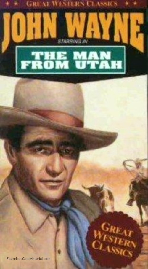 The Man from Utah - VHS movie cover