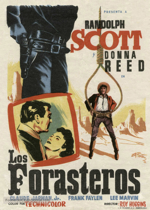 Hangman&#039;s Knot - Spanish Movie Poster