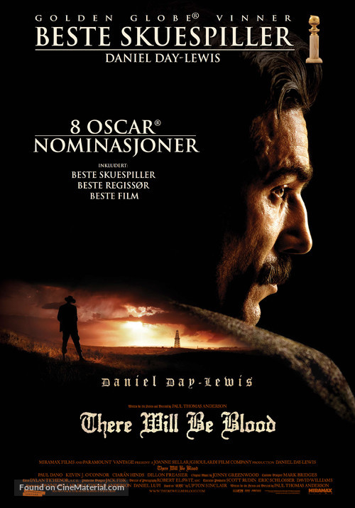 There Will Be Blood - Norwegian Movie Poster