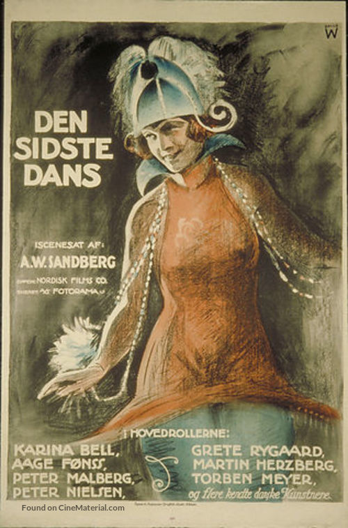 Den sidste dans - Danish Movie Poster