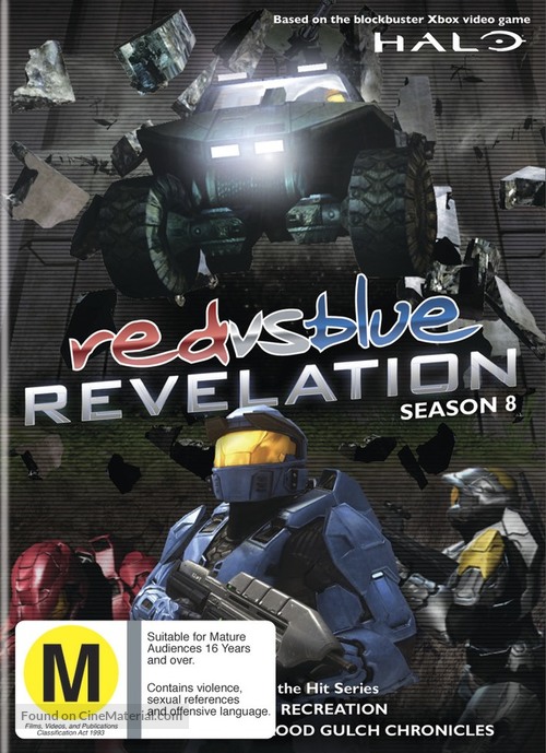 &quot;Red vs. Blue: The Blood Gulch Chronicles&quot; - New Zealand DVD movie cover