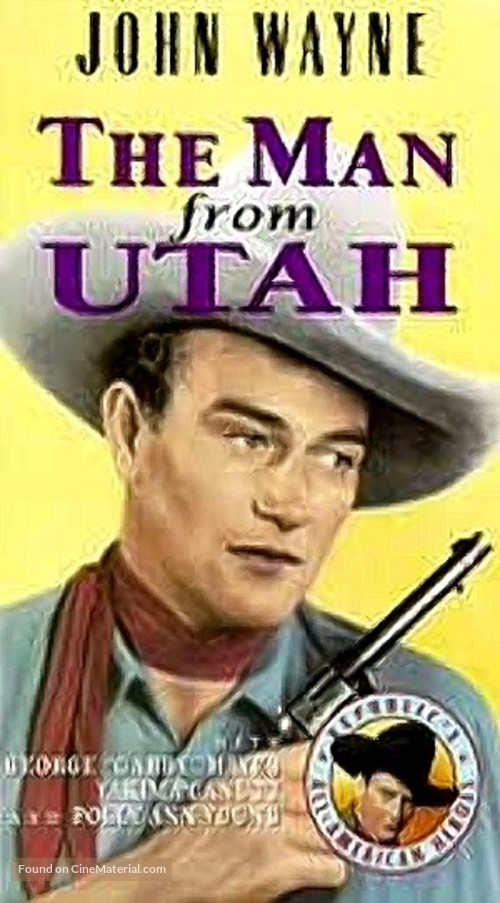 The Man from Utah - VHS movie cover