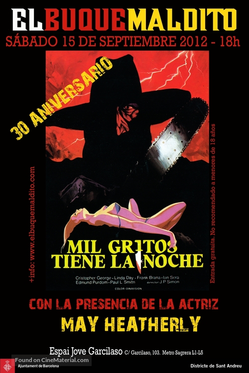 Mil gritos tiene la noche - Spanish Movie Poster