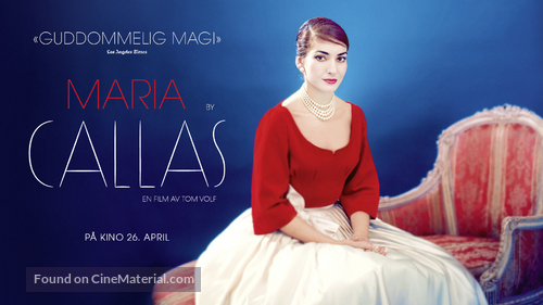 Maria by Callas: In Her Own Words - Norwegian Movie Poster