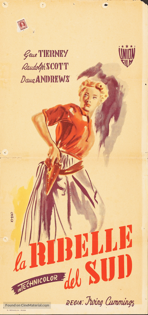 Belle Starr - Italian Movie Poster