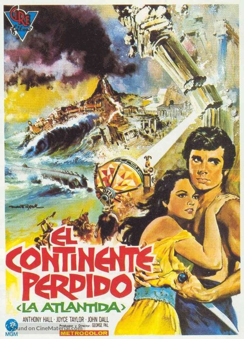 Atlantis, the Lost Continent - Spanish Movie Poster