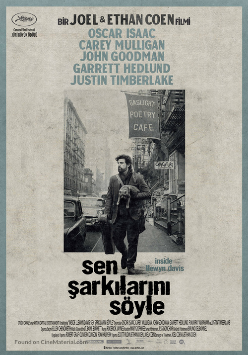 Inside Llewyn Davis - Turkish Movie Poster