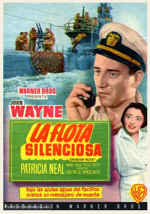 Operation Pacific - Spanish Movie Poster