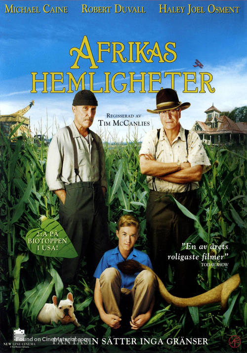 Secondhand Lions - Swedish DVD movie cover