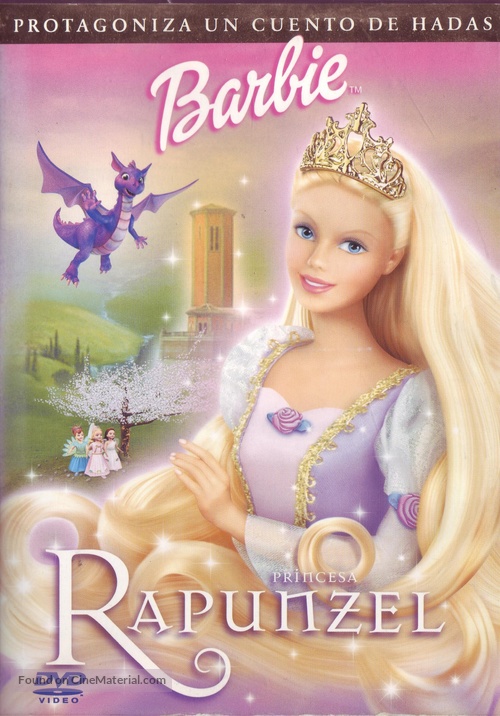 Barbie As Rapunzel - Spanish Movie Cover