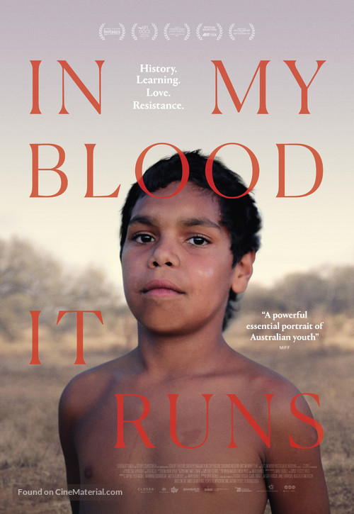 In My Blood It Runs - Australian Movie Poster