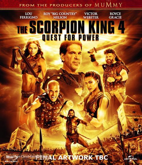 The Scorpion King: The Lost Throne - Blu-Ray movie cover