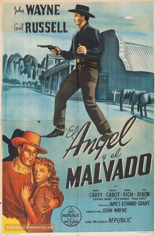 Angel and the Badman - Argentinian Movie Poster