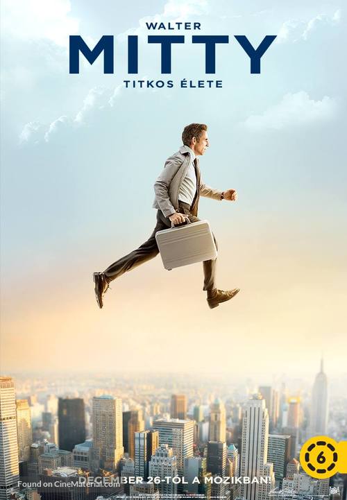 The Secret Life of Walter Mitty - Hungarian Movie Poster