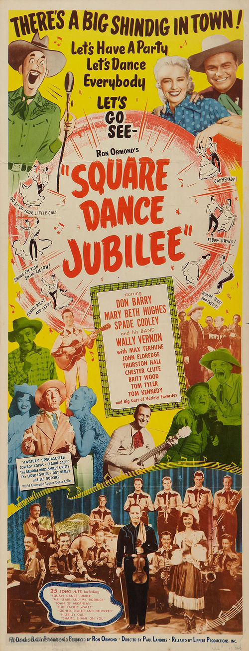 Square Dance Jubilee - Movie Poster