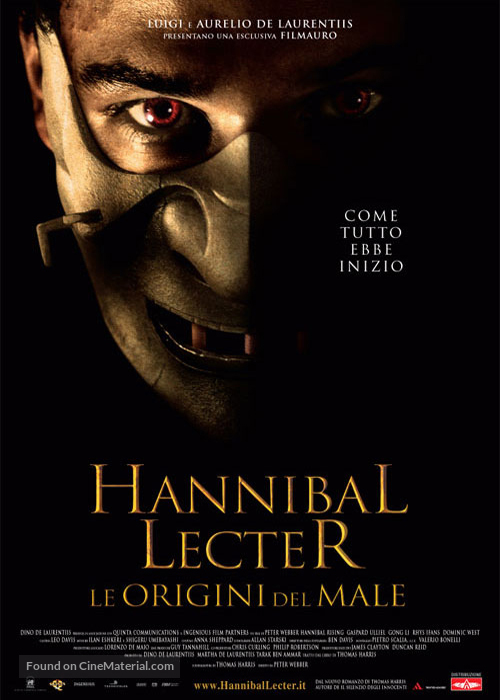 Hannibal Rising - Italian Movie Poster